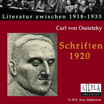 [German] - Schriften 1920