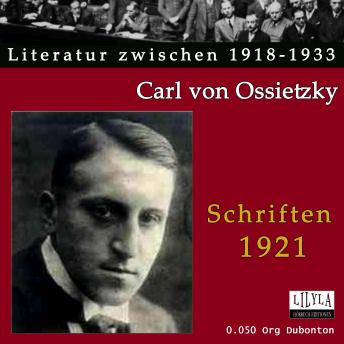 [German] - Schriften 1921