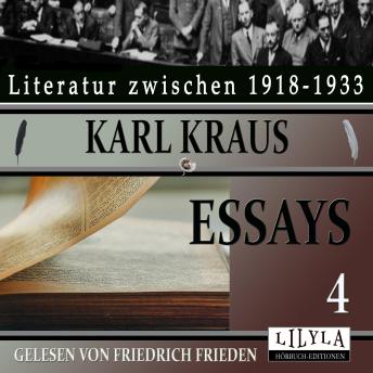 [German] - Essays 4: Von den Schwätzern, Das hätte ich nicht erfinden können, Heiteres aus ernster Zeit, Sexualdemokratisches, Falsch verbunden, Nach dem Erdbeben.