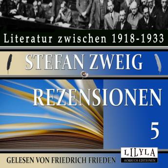 [German] - Rezensionen 5: Jean-Jacques Rousseau, Stendhal, Honore de Balzac, Gustav Flaubert.
