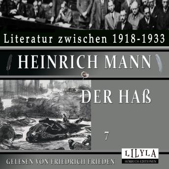 [German] - Der Haß 7: Hxxxxx bei Hindenburg, Der Zeuge, Die Vermissten, Man muss sich zu helfen wissen.