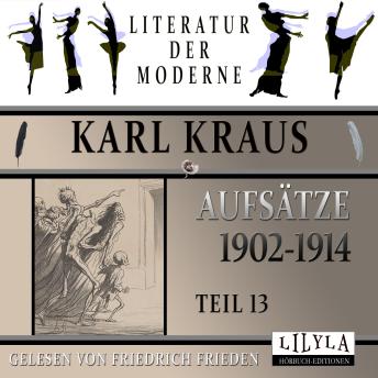 [German] - Aufsätze 1902-1914 - Teil 13