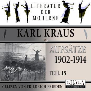 [German] - Aufsätze 1902-1914 - Teil 15
