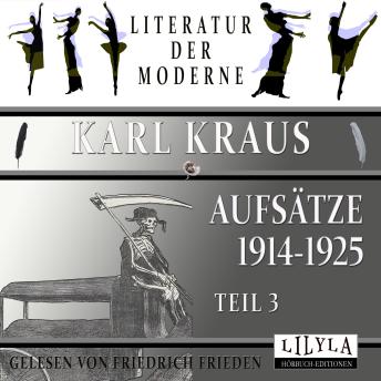[German] - Aufsätze 1914-1925 - Teil 3