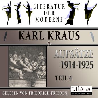 [German] - Aufsätze 1914-1925 - Teil 4