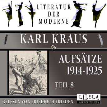 [German] - Aufsätze 1914-1925 - Teil 8