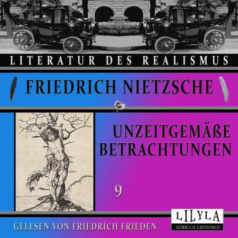 [German] - Unzeitgemäße Betrachtungen 9