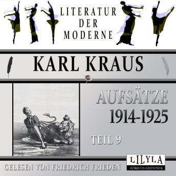 [German] - Aufsätze 1914-1925 - Teil 9