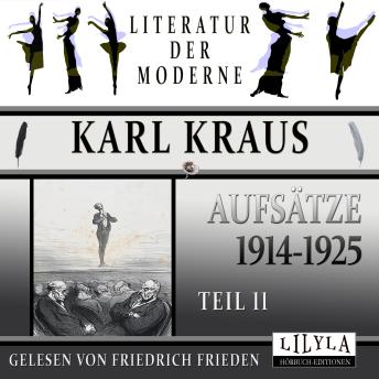 [German] - Aufsätze 1914-1925 - Teil 11