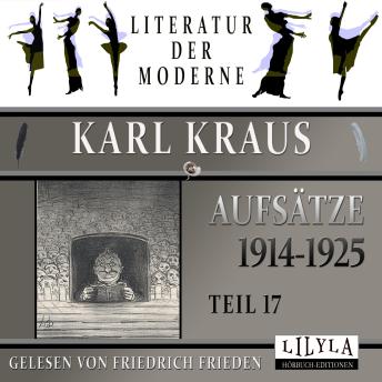 [German] - Aufsätze 1914-1925 - Teil 17