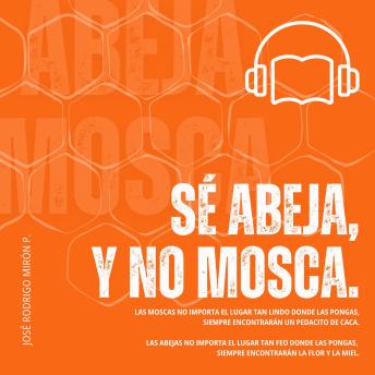 [Spanish] - Sé abeja y no mosca: Las moscas, no importa el lugar tan lindo donde las pongas, siempre encontrarán un pedacito de caca. Las abejas, no importa el lugar tan feo donde las pongas, siempre encontrarán la flor y la miel.