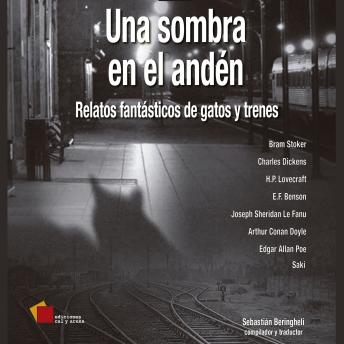 [Spanish] - Una sombra en el andén: Relatos fantásticos de trenes y gatos