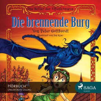 [German] - Die Ritter der Elfenkönigin, Band 3: Die brennende Burg (Ungekürzt)