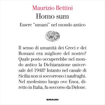 [Italian] - Homo sum: Essere 'umani' nel mondo antico