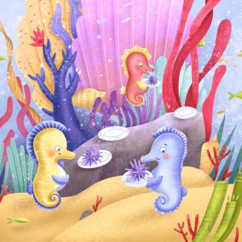Sandy seahorse says 'It's not fair!': Bedtime story for children