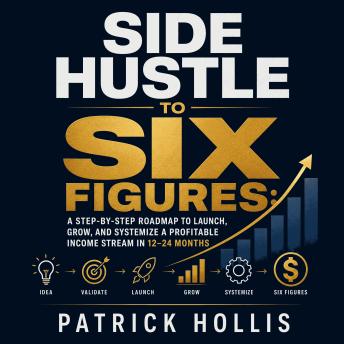 Side Hustle to Six Figures: A Step-by-Step Roadmap to Launch, Grow, and Systemize a Profitable Income Stream in 12–24 Months