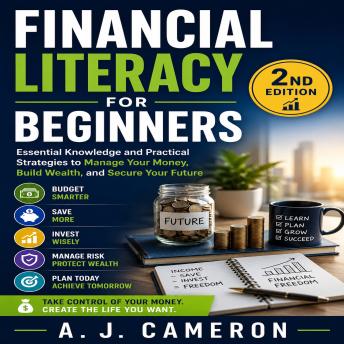 Financial Literacy for Beginners: Essential Knowledge and Practical Strategies to Manage Your Money, Build Wealth, and Secure Your Future