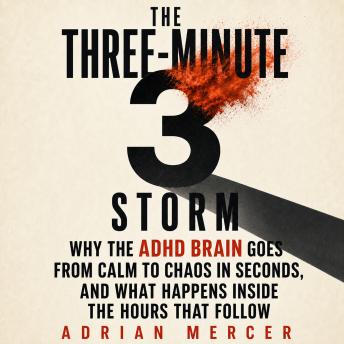 The 3 Minute Storm: Why the ADHD Brain Goes From Calm to Chaos in Seconds, and What Happens Inside the Hours That Follow