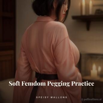 Soft Femdom Pegging Practice: Peach Mistress Smooth Claim Training