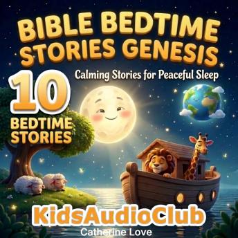 Bible Bedtime Stories: Genesis: 10 Calming Stories for Peaceful Sleep