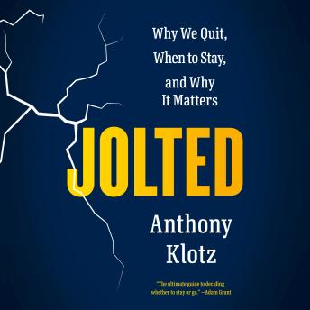Jolted: Why We Quit, When to Stay, and Why It Matters