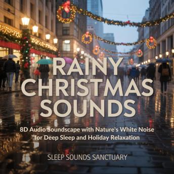 Rainy Christmas Sounds: 8D Audio Soundscape with Nature’s White Noise for Deep Sleep and Holiday Relaxation