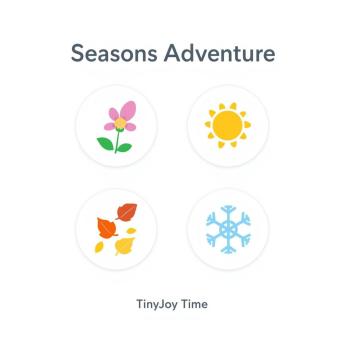 Seasons Adventure – A Happy Learning Audiobook for Kids: A TinyJoy Time Story