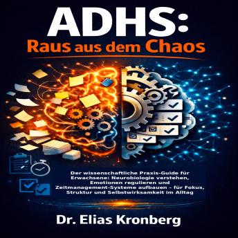 [German] - ADHS: Raus aus dem Chaos: Der wissenschaftliche Praxis-Guide für Erwachsene: Neurobiologie verstehen, Emotionen regulieren und Zeitmanagement-Systeme aufbauen – für Fokus, Struktur und Selbstwirksamkeit im Alltag