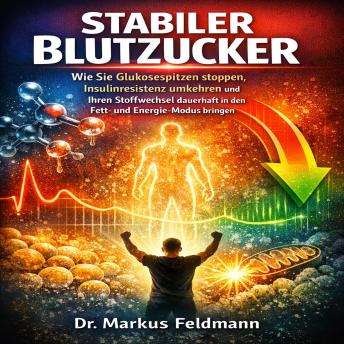 [German] - Stabiler Blutzucker: Wie Sie Glukosespitzen stoppen, Insulinresistenz umkehren und Ihren Stoffwechsel dauerhaft in den Fett- und Energie-Modus bringen