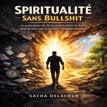 [French] - Spiritualité Sans Bullshit: Le programme de 30 jours pour réduire le stress, sortir du burn-out et retrouver l’équilibre intérieur grâce à la méditation, la respiration, la pleine conscience et le journaling — sans dogme