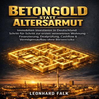 [German] - Betongold statt Altersarmut: Immobilien investieren in Deutschland: Schritt-für-Schritt zur ersten vermieteten Wohnung – Finanzierung, Dealprüfung, Cashflow & Vermögensaufbau ohne Börsenrisiko
