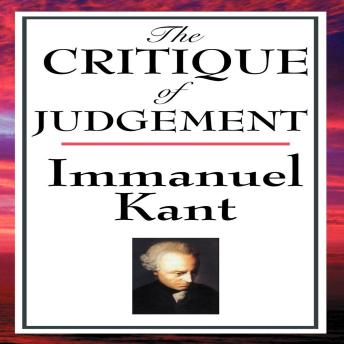 Critique of Judgement