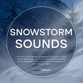 Snowstorm Sounds: 15 Hours of Immersive Snowstorm Sounds for Deep Sleep, Relaxation, and Focus with Gentle Snowfall, Windy Blizzards, Forest and Cabin Ambience, and Calm Winter Nights