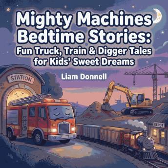 Mighty Machines Bedtime Stories: Fun Truck, Train & Digger Tales for Kids' Sweet Dreams