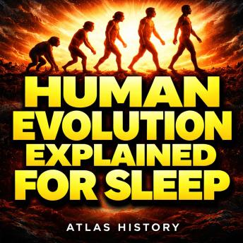 Human Evolution Explained For Sleep: The Complete Timeline—Origins of Life to Homo sapiens, Natural Selection, Extinctions, Brain Evolution, Fire, Language & Civilization