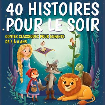 [French] - 40 Histoires pour le soir – Contes classiques pour enfants de 3 à 8 ans: De jolies histoires courtes pour s’endormir paisiblement chaque soir