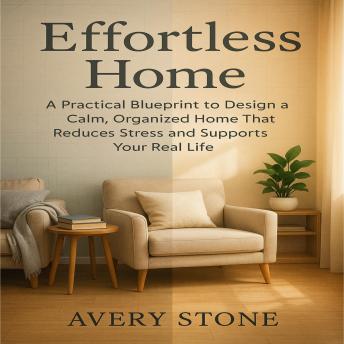 Effortless Home: A Practical Blueprint to Design a Calm, Organized Home That Reduces Stress and Supports Your Real Life.