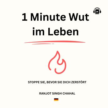 [German] - 1 Minute Wut im Leben: Stoppe Sie, Bevor Sie Dich Zerstört