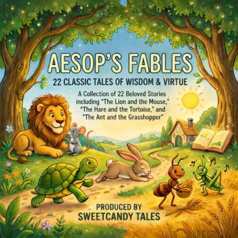 Aesop's Fables: A Collection of 22 Moral Stories for Kids and English Learners