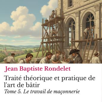 [French] - Traité théorique et pratique de l'art de bâtir Tome 5.: Le travail de maçonnerie