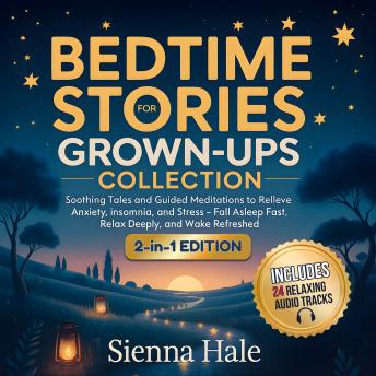 Bedtime Stories for Grown-Ups Collection: Soothing Tales and Guided Meditations to Relieve Anxiety, Insomnia, and Stress-Fall Asleep Fast, Relax Deeply, and Wake Refreshed