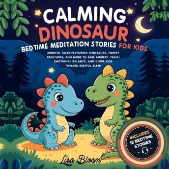 Calming Dinosaur Bedtime Meditation Stories for Kids: Mindful Tales Featuring Dinosaurs, Forest Creatures, and More to Ease Anxiety, Teach Emotional Balance, and Guide Kids Toward Restful Sleep