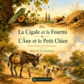 [French] - La Cigale et la Fourmi & L'Âne et le Petit Chien: Deux Fables