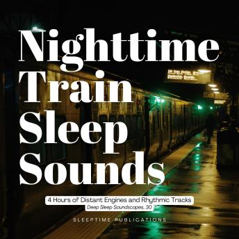 Nighttime Train Sleep Sounds: 4 Hours of Distant Engines and Rhythmic Tracks