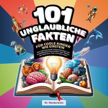 [German] - 101 Unglaubliche Fakten für coole Kinder wie Einstein: Eine Sammlung der erstaunlichsten und verblüffendsten Kuriositäten über Wissen, den Weltraum, Tiere und vieles mehr!