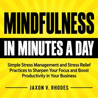Mindfulness in Minutes a Day: Simple Stress Management and Stress Relief Practices to Sharpen Your Focus and Boost Productivity in Your Business