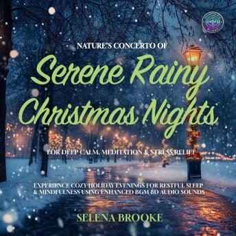 Nature’s Concerto of Serene Rainy Christmas Nights for Deep Calm, Meditation & Stress Relief: Experience Cozy Holiday Evenings for Restful Sleep & Mindfulness using Enhanced BGM 8D Audio Sounds