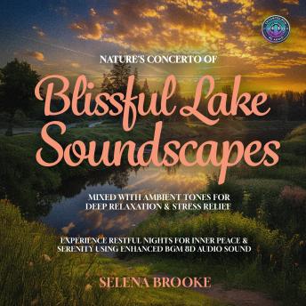 Nature's Concerto of Blissful Lake Soundscapes Mixed with Ambient Tones for Deep Relaxation & Stress Relief: Experience Restful Nights for Inner Peace & Serenity using Enhanced BGM 8D Audio Sound