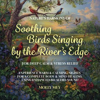 Nature’s Harmony of Soothing Birds Singing by the River’s Edge for Deep Calm & Stress Relief: Experience Warm & Calming Nights For A Complete Body & Mind Healing Using Enhanced 8D Audio Sound