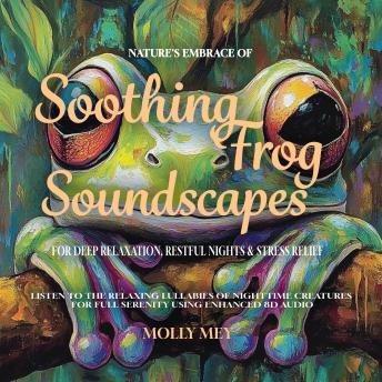 Nature's Embrace of Soothing Frog Soundscapes for Deep Relaxation, Restful Nights & Stress Relief: Listen to the Relaxing Lullabies of Nighttime Creatures for Full Serenity using Enhanced 8D Audio